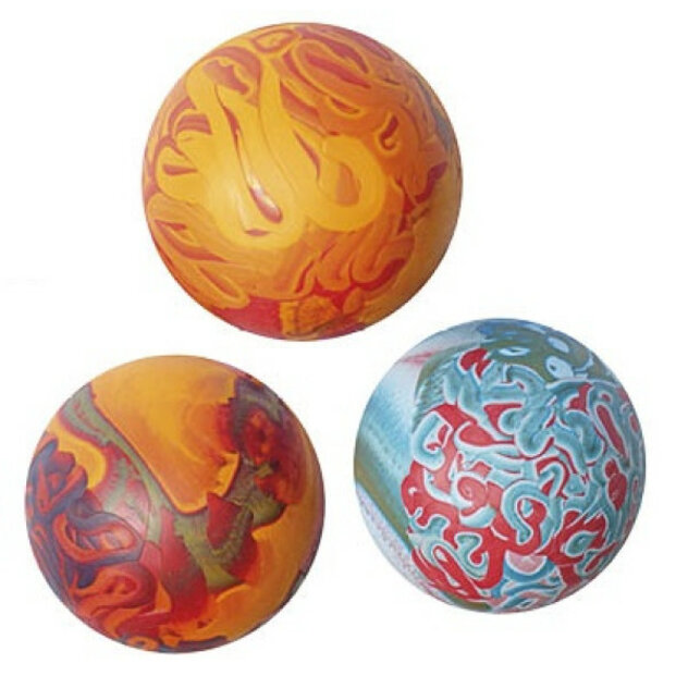 lopta z tvrdej gumy 8 cm-